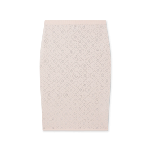 Crystal Monogram Knit Skirt