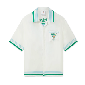 Metaphysical Tennis Icon Short Sleeve Silk Shirt