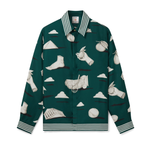 Metaphysical Long Sleeve Silk Shirt