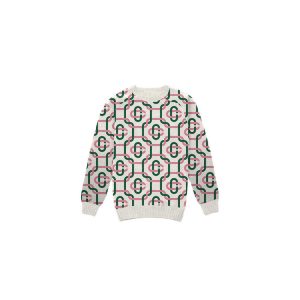 Pink Monogram Knitted Sweater