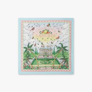 Multicolour Laduree x Casablanca Small Silk Scarf