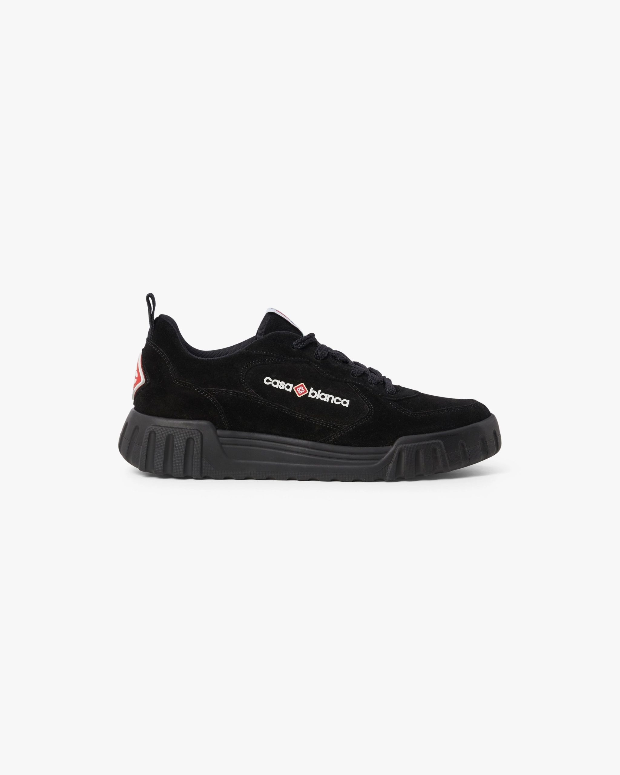 Men's Black Court Sneaker