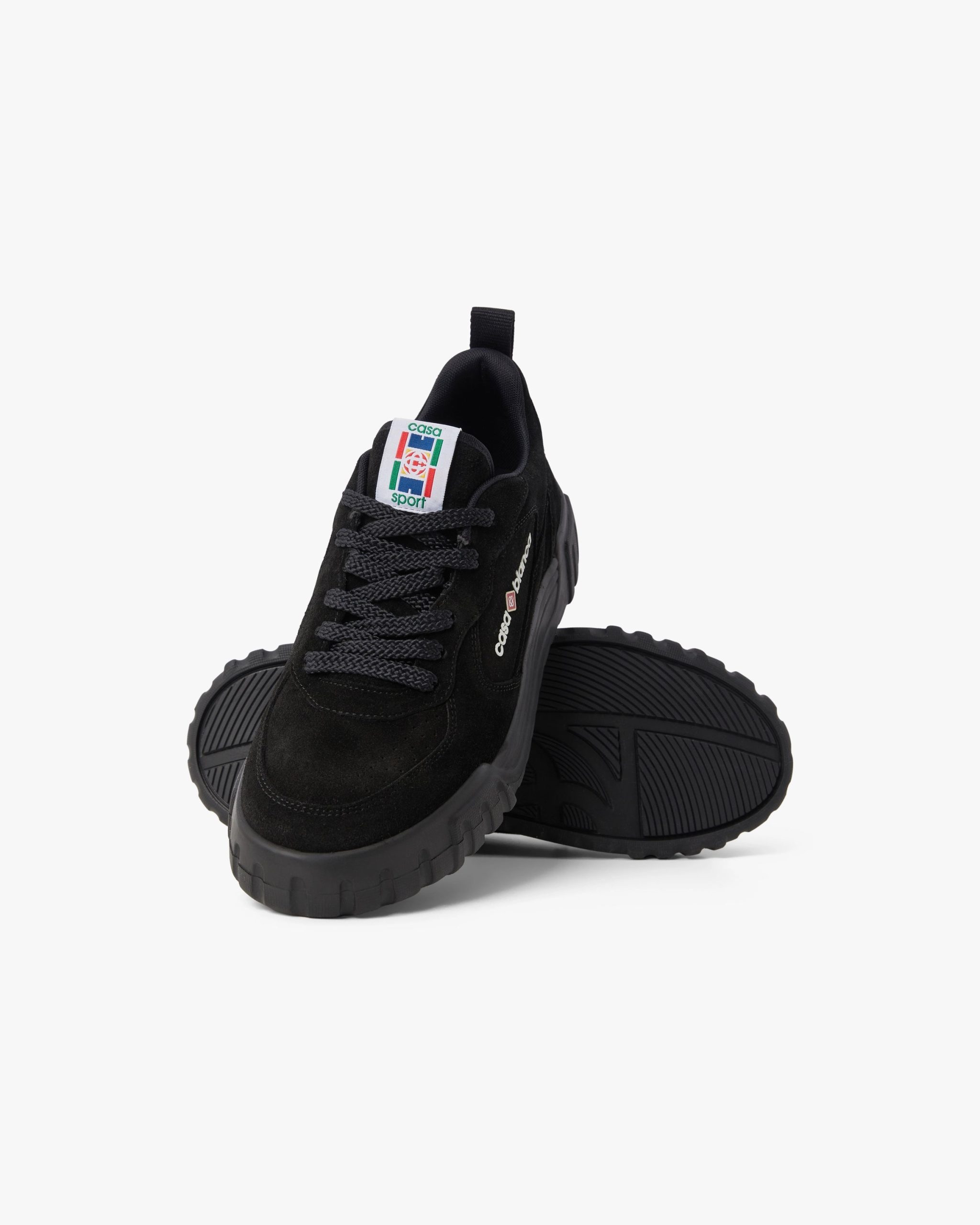 Men's Black Court Sneaker - Image 3
