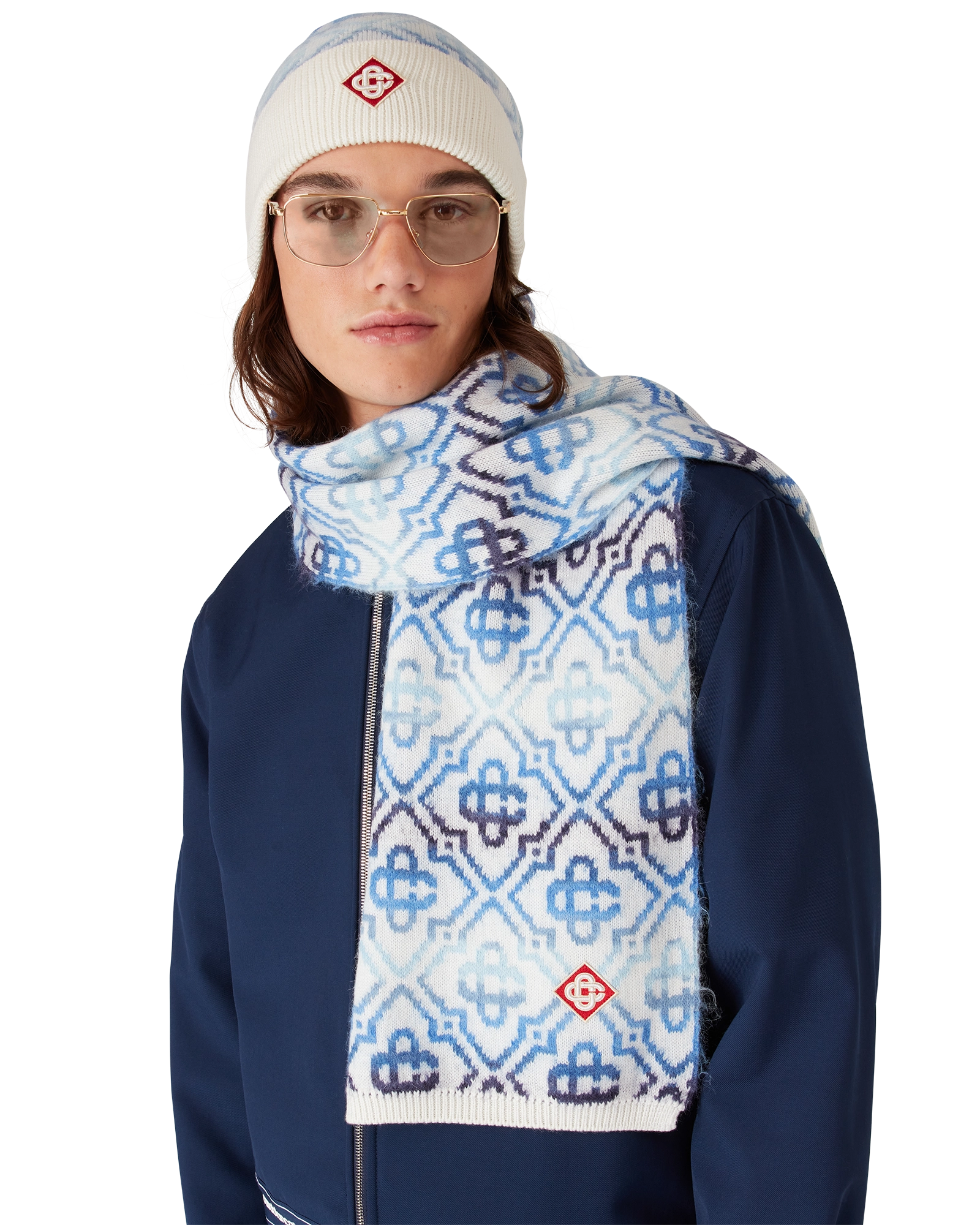 Space Dye Monogram Scarf - Image 3