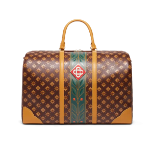 Brown Monogram Weekender