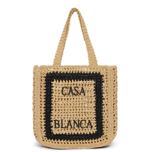 Natural Raffia Tote
