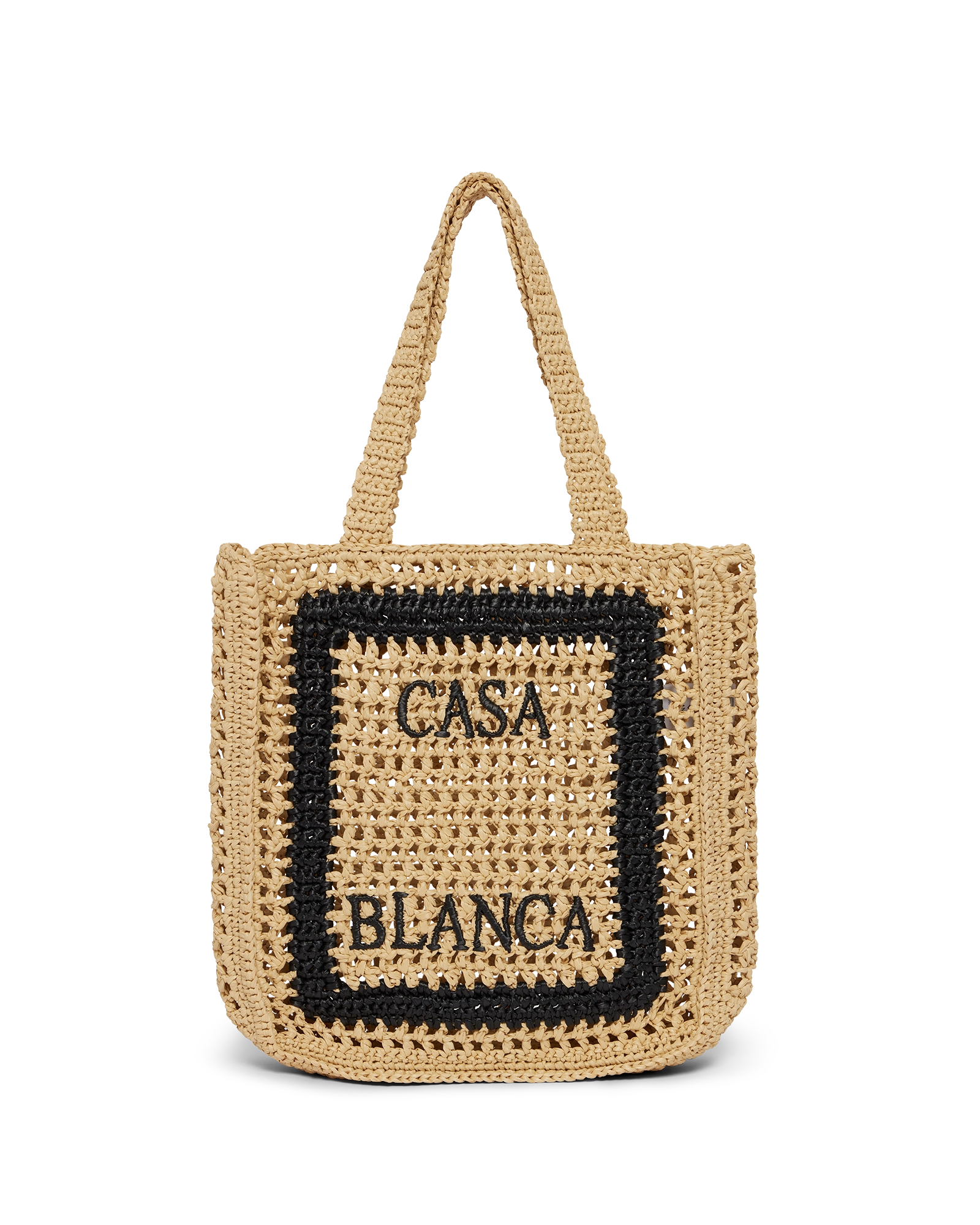 Natural Raffia Tote