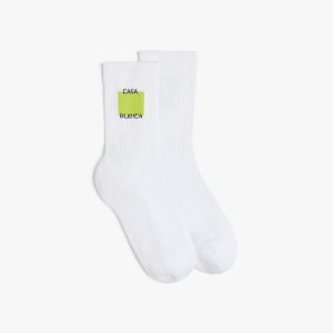 Acid Lime Logo Square Socks
