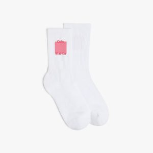 Rose Shadow Logo Square Socks
