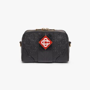 Black Monogram Crossbody Bag