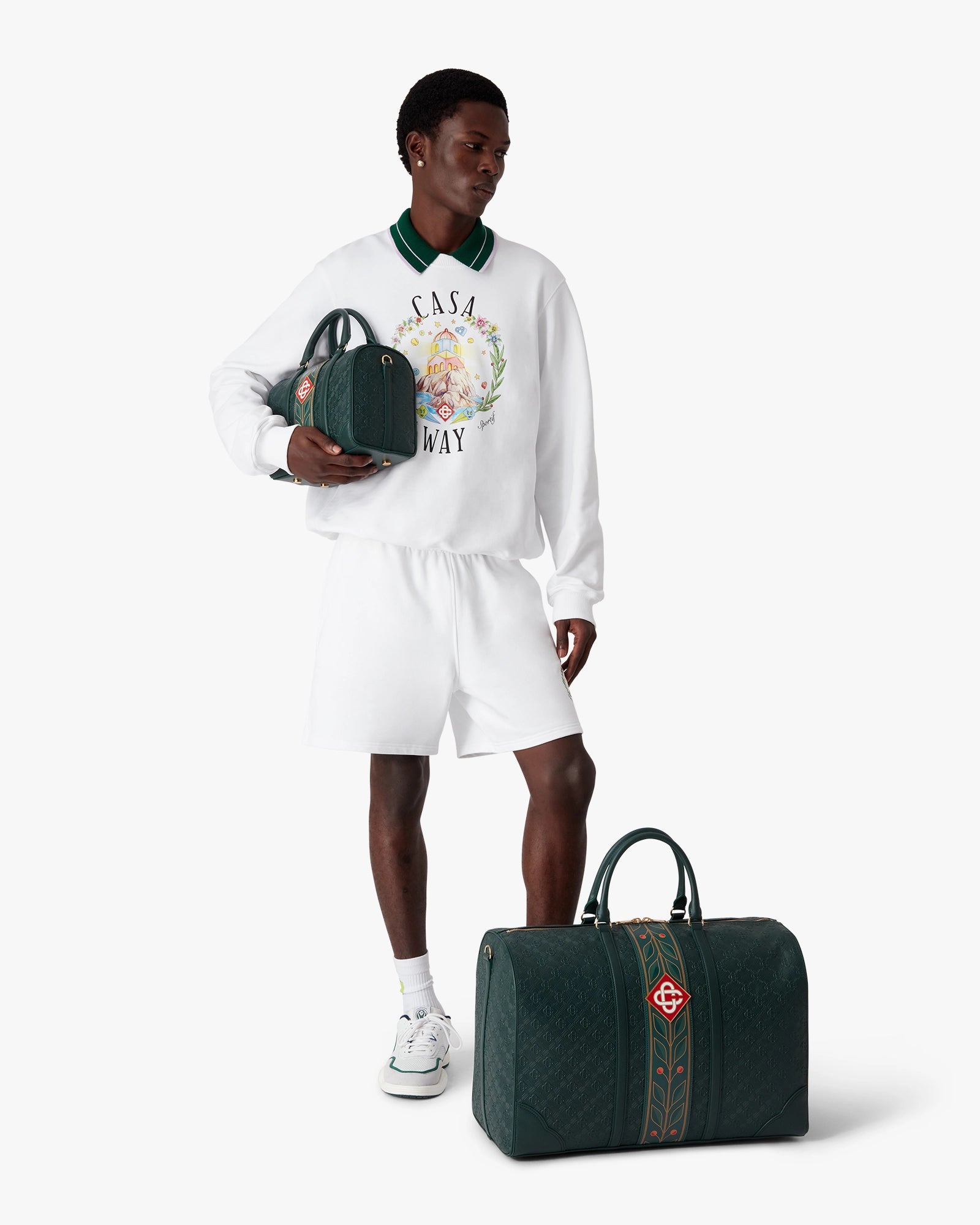 Green Monogram Weekender Bag - Image 2