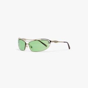 Green Spiral Sunglasses