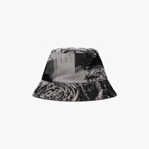 Rave Collage Denim Bucket Hat