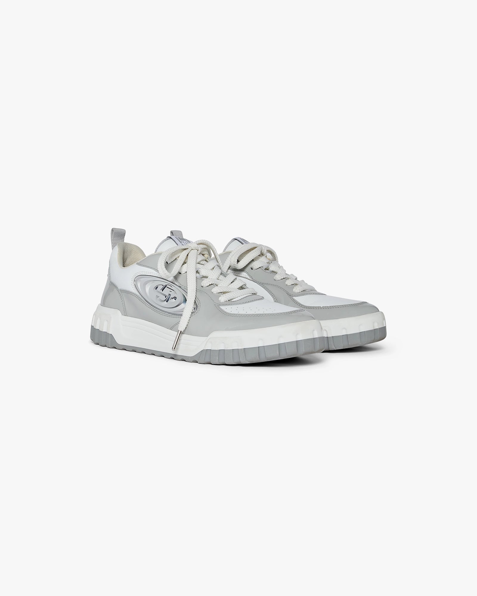 Men's Court Silver Sneakers - Image 4