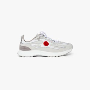 Women's Grey Leather Stade Sneakers