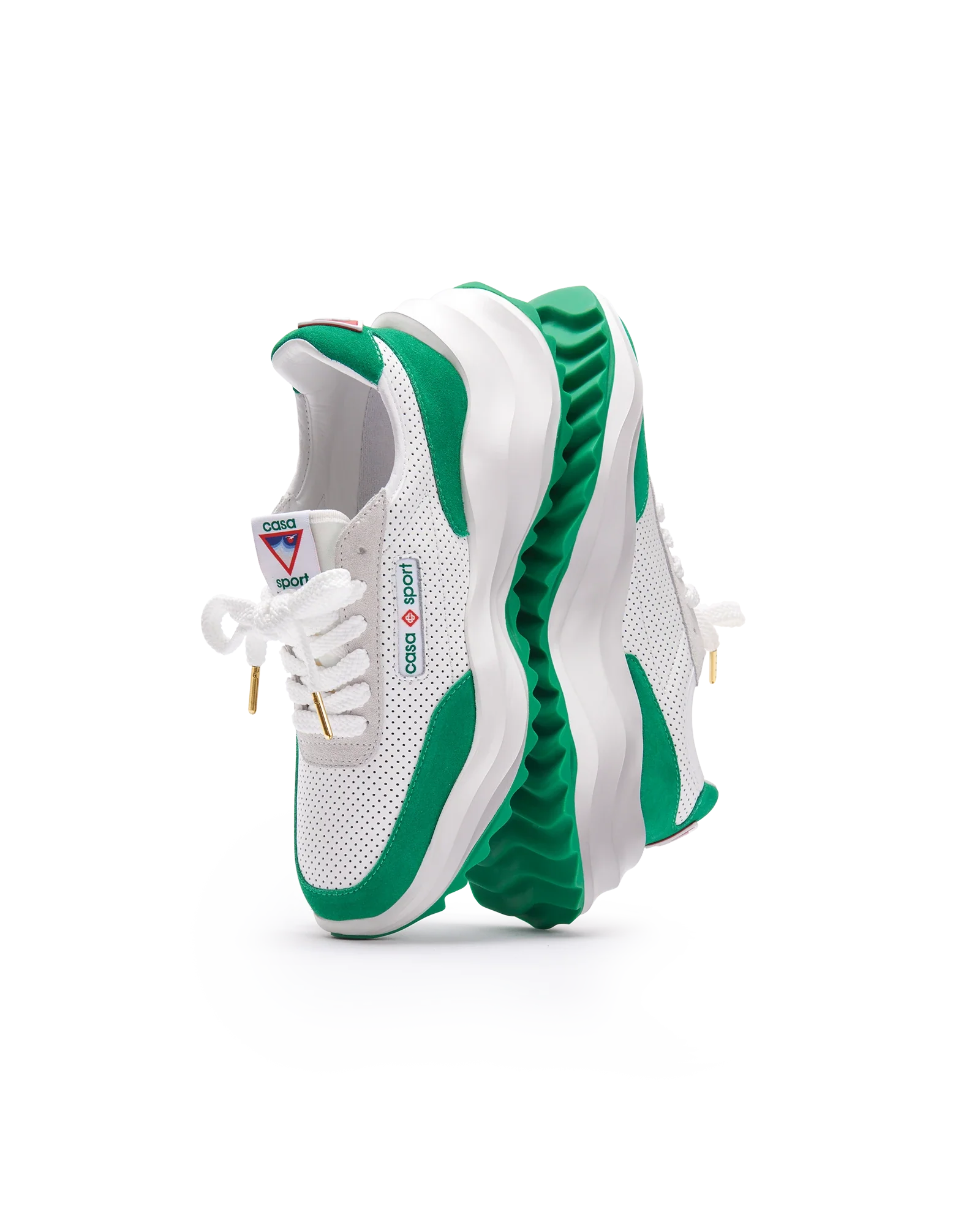 Women's Atlantis White & Tennis Green Sneaker - Image 3