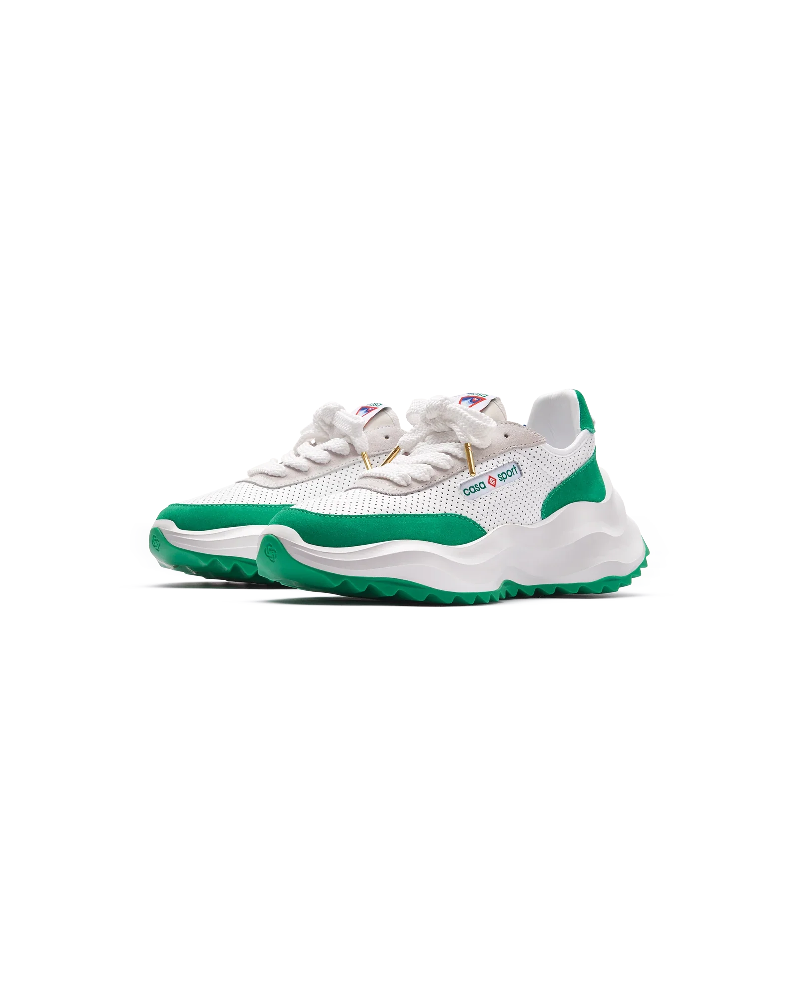 Women's Atlantis White & Tennis Green Sneaker - Image 4