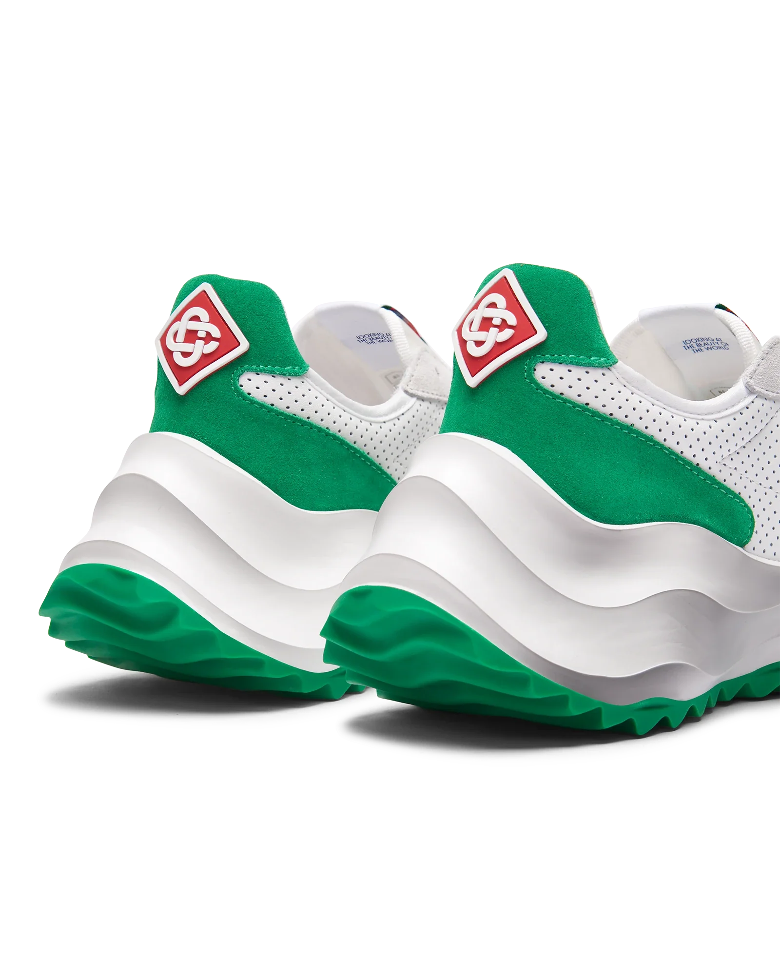 Women's Atlantis White & Tennis Green Sneaker - Image 9