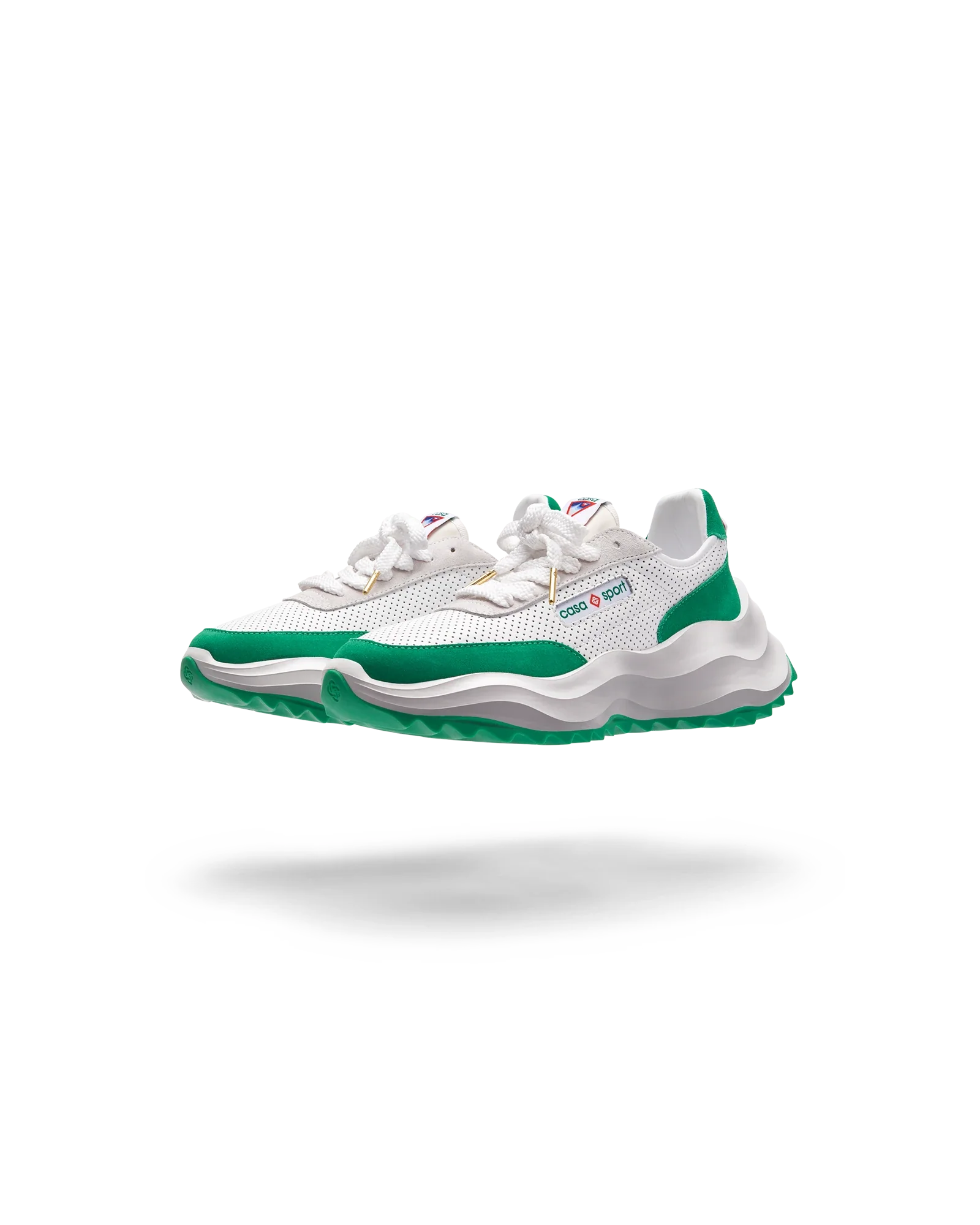 Women's Atlantis White & Tennis Green Sneaker - Image 10