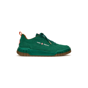 Men's Green Suede Court Sneaker
