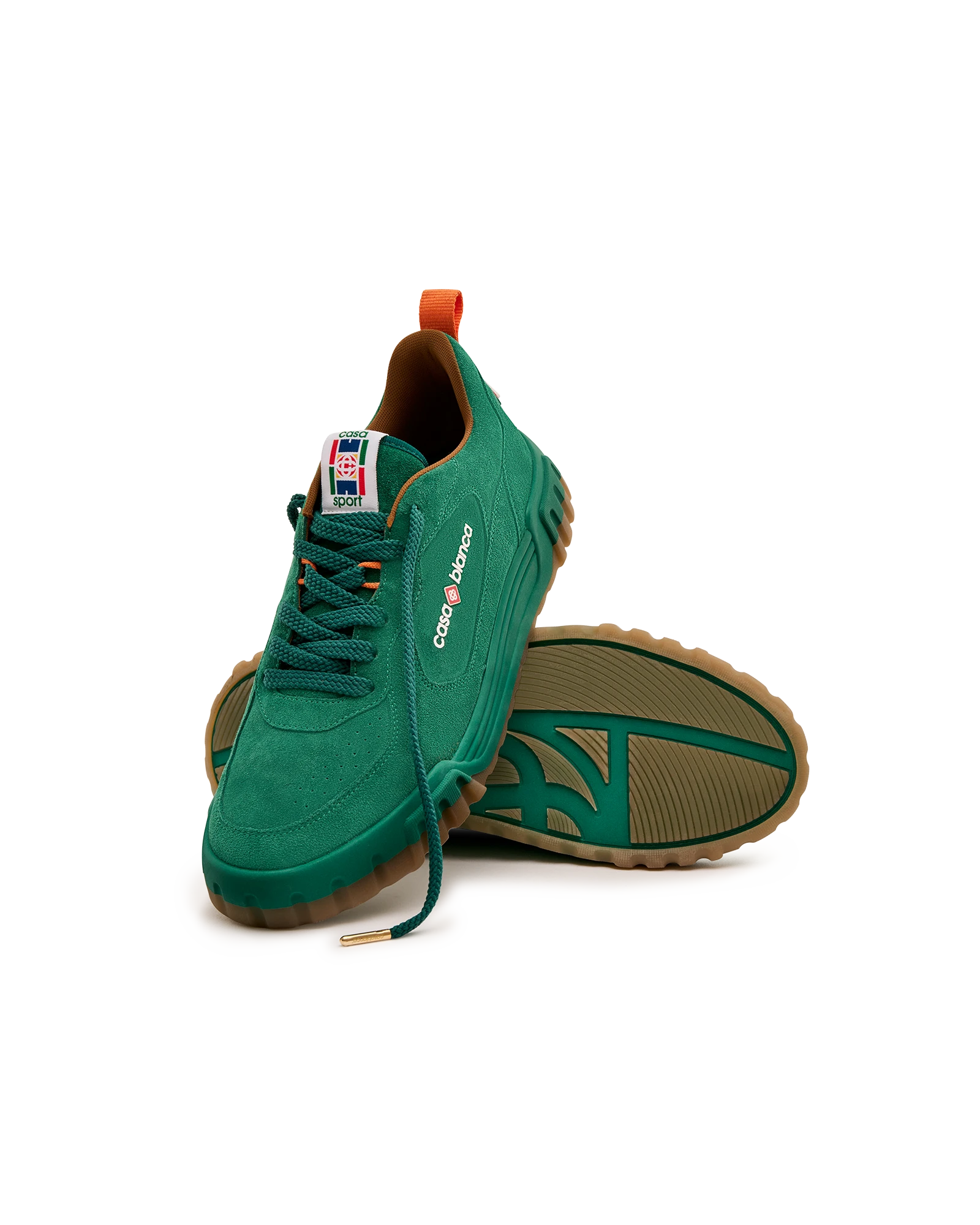Men's Green Suede Court Sneaker - Image 4