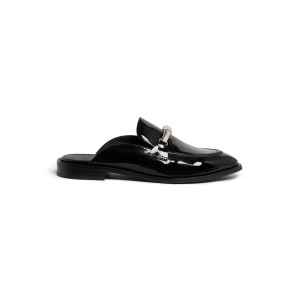 Black Bamboo Slip On Loafer