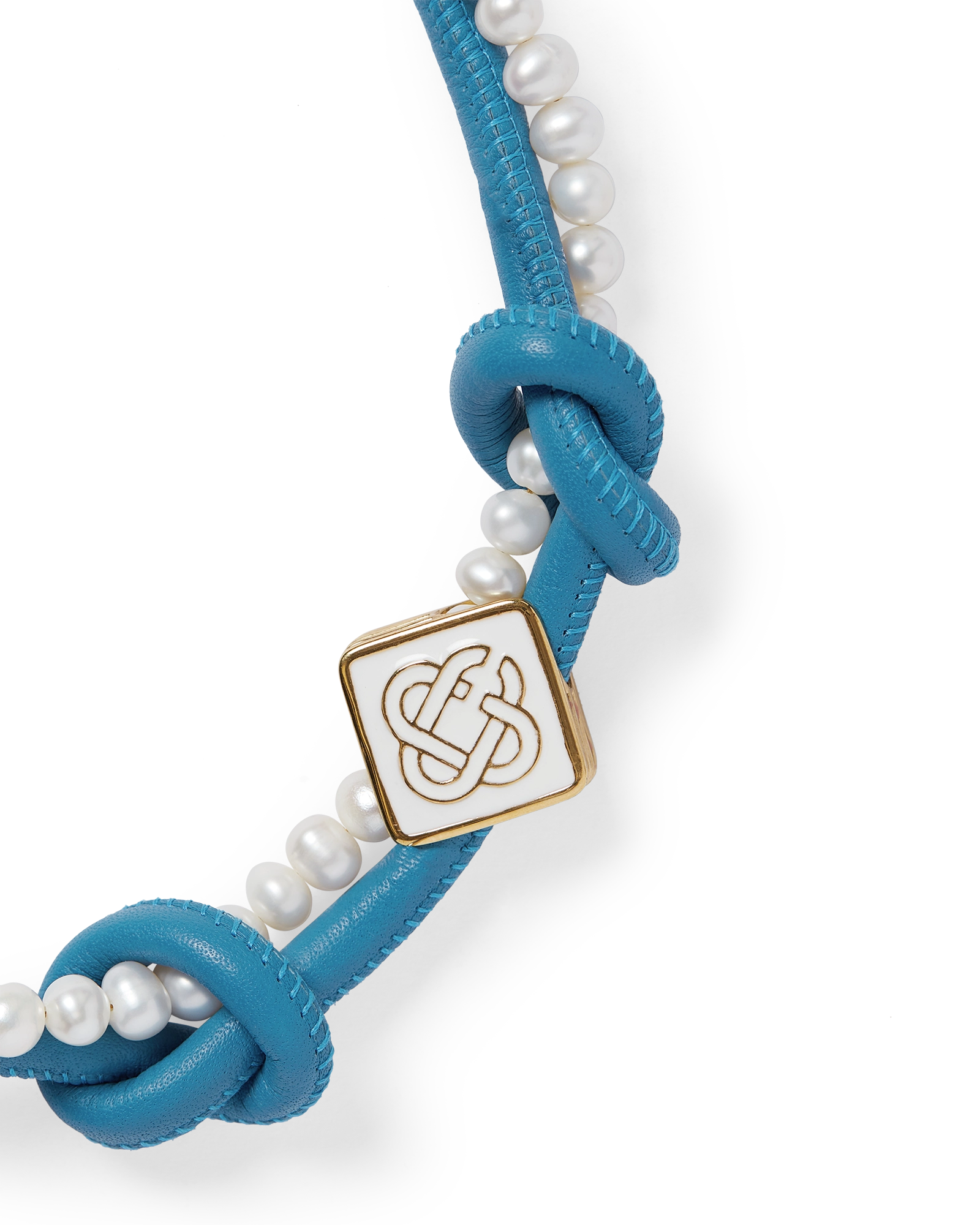 Blue Knotted Necklace - Image 5