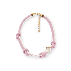 Pink Knotted Necklace