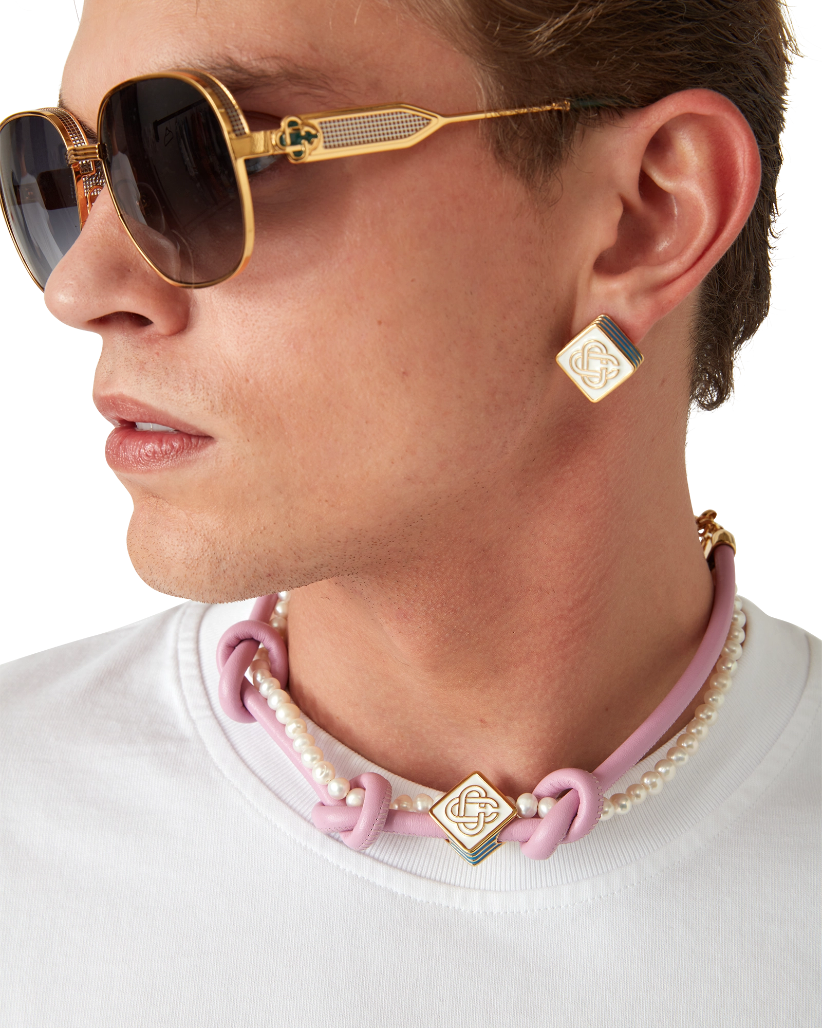Pink Knotted Necklace - Image 2