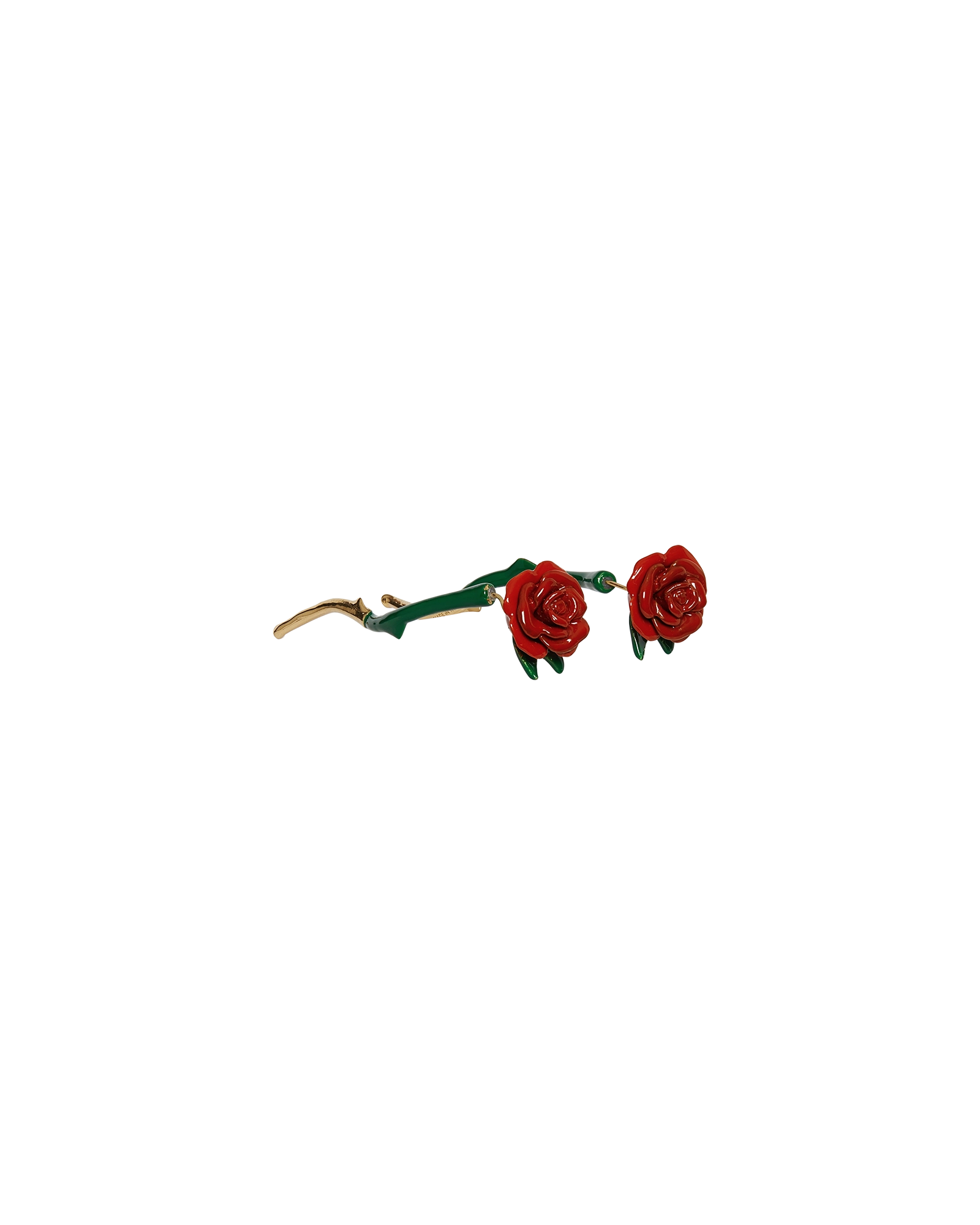 Rose Drop Earrings - Image 4