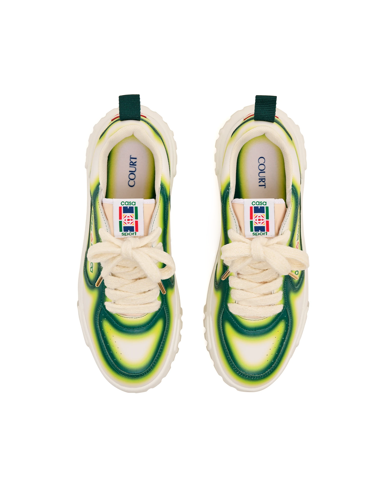 Women's Court Green Fade Sneaker - Image 11