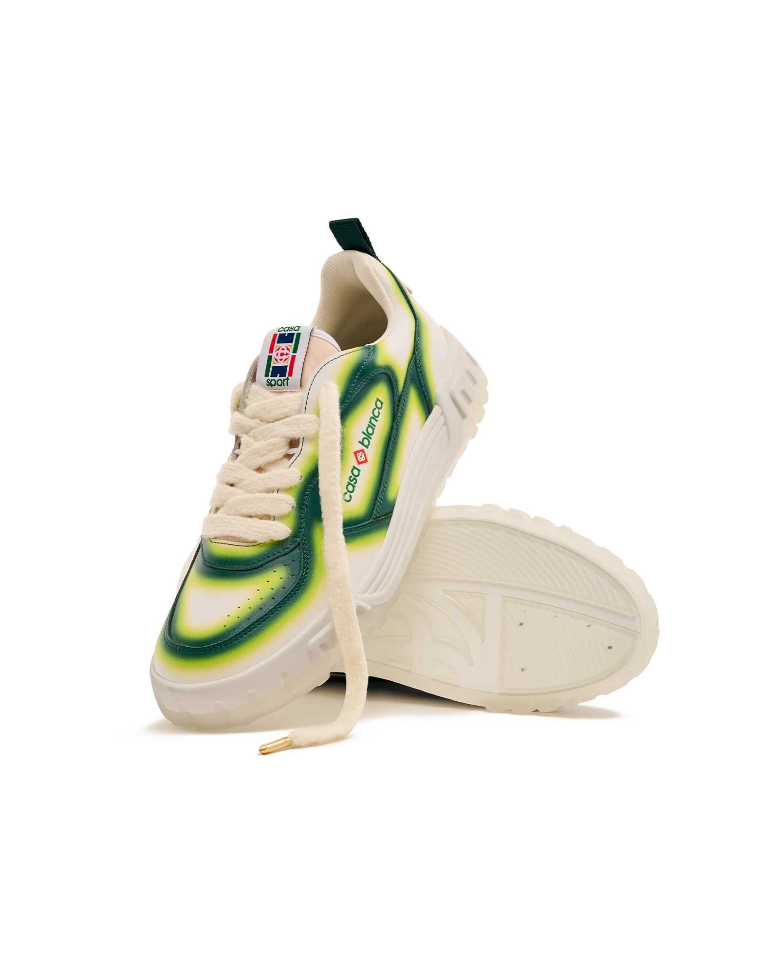 Men's Court Green Fade Sneaker - Image 5