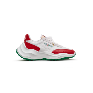 Men's Atlantis Red Ostrich Sneakers