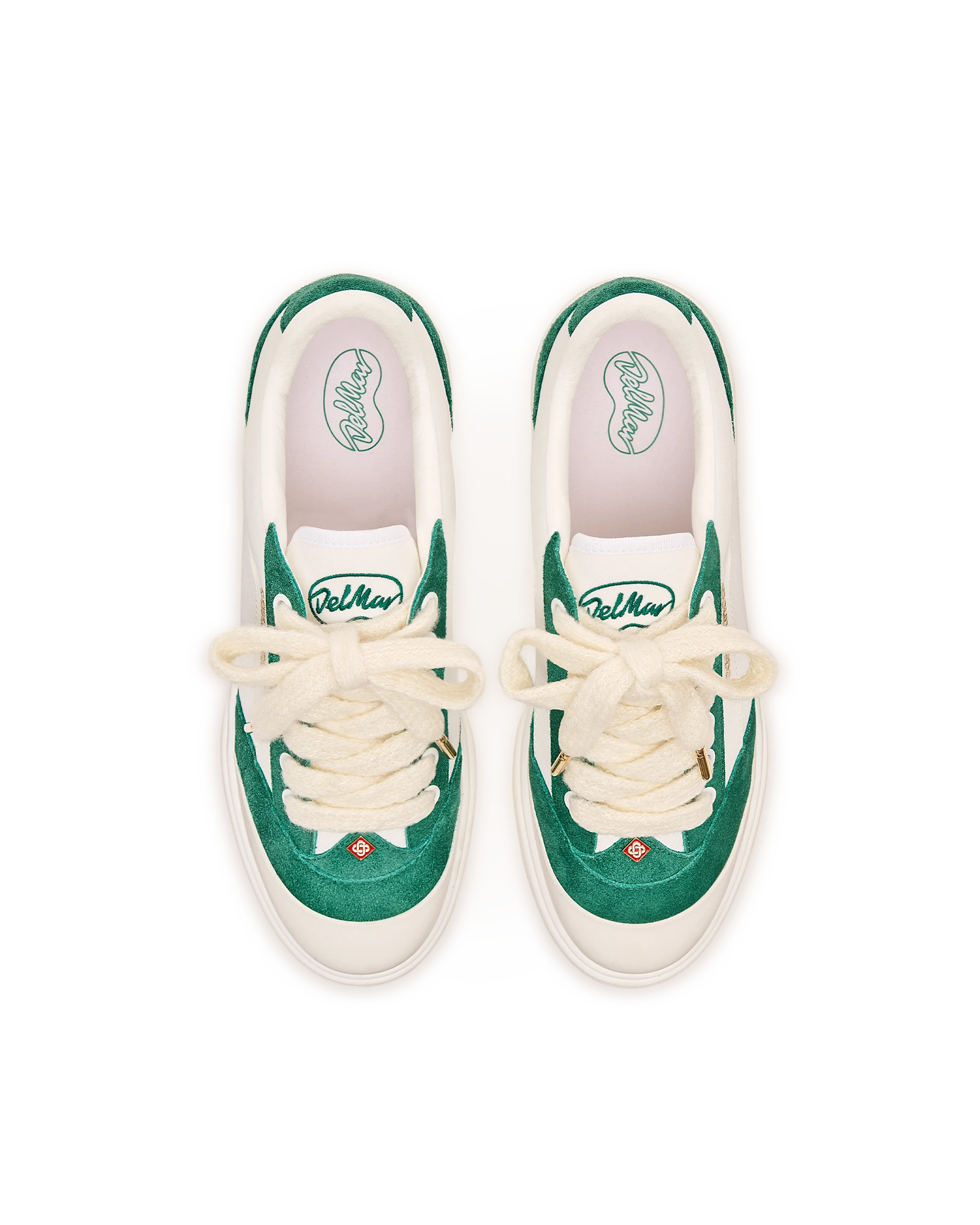 Women's Del Mar White & Green Sneaker - Image 7