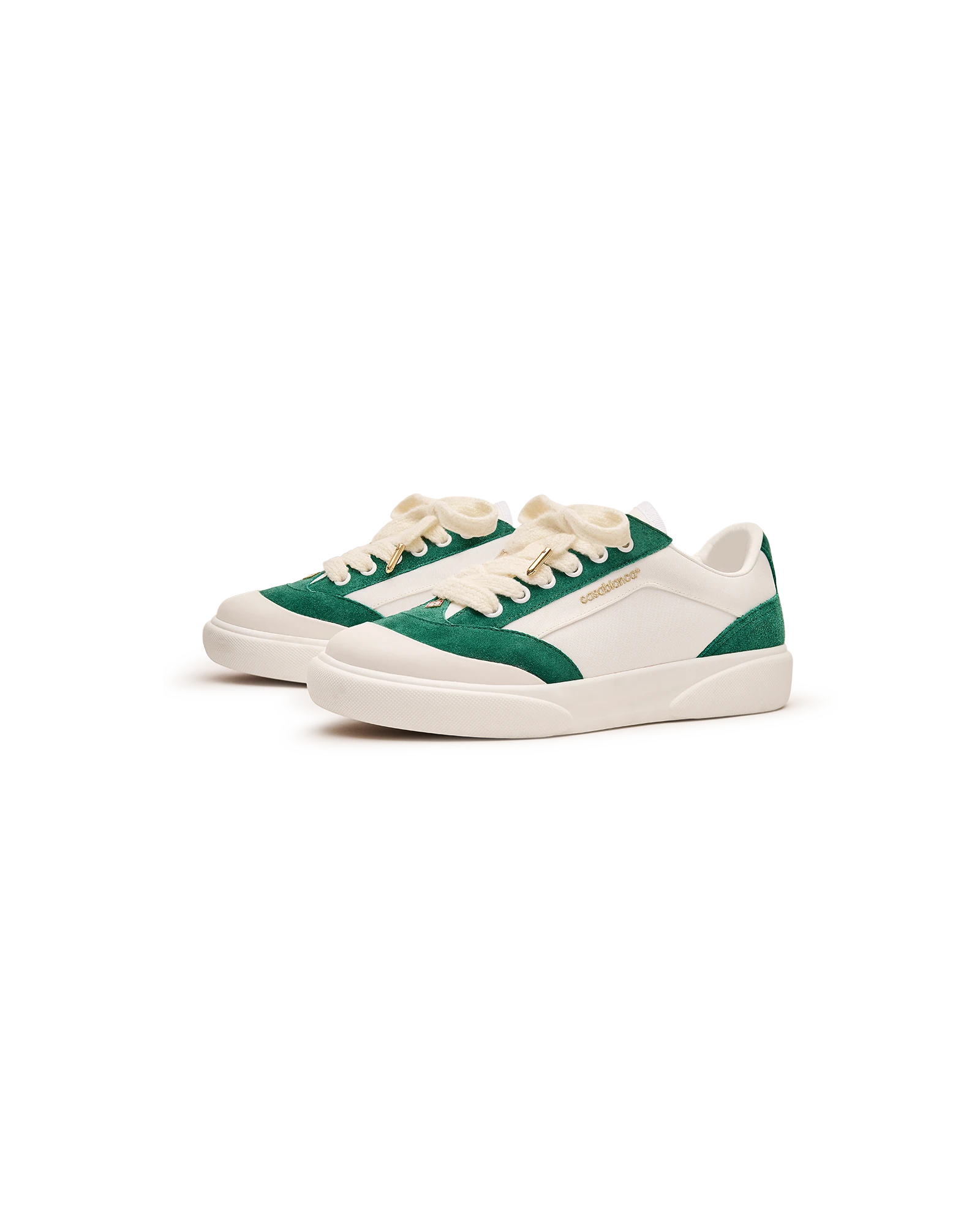 Women's Del Mar White & Green Sneaker - Image 8