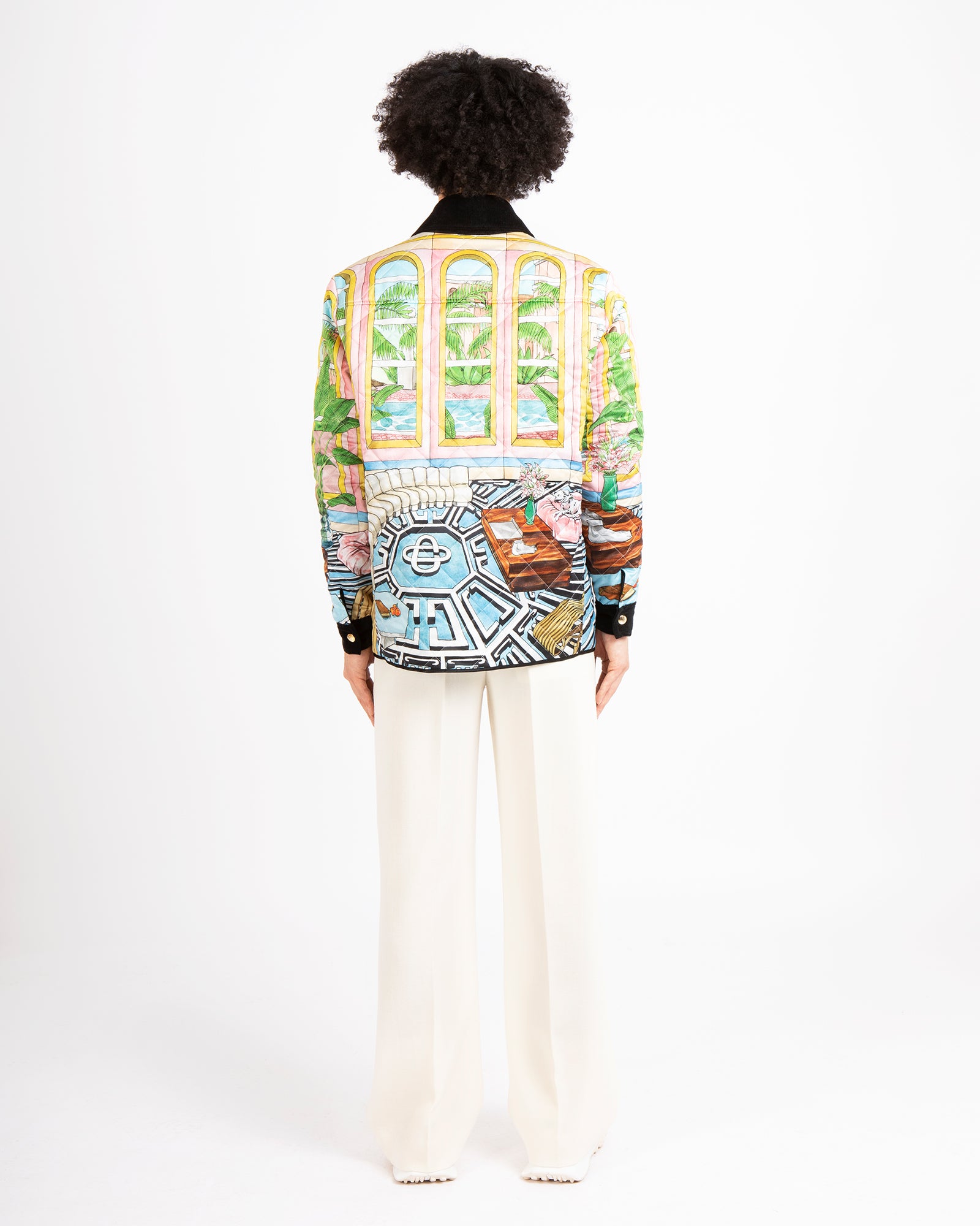 Dream House Printed Quilted Hunting Jacket - Image 5