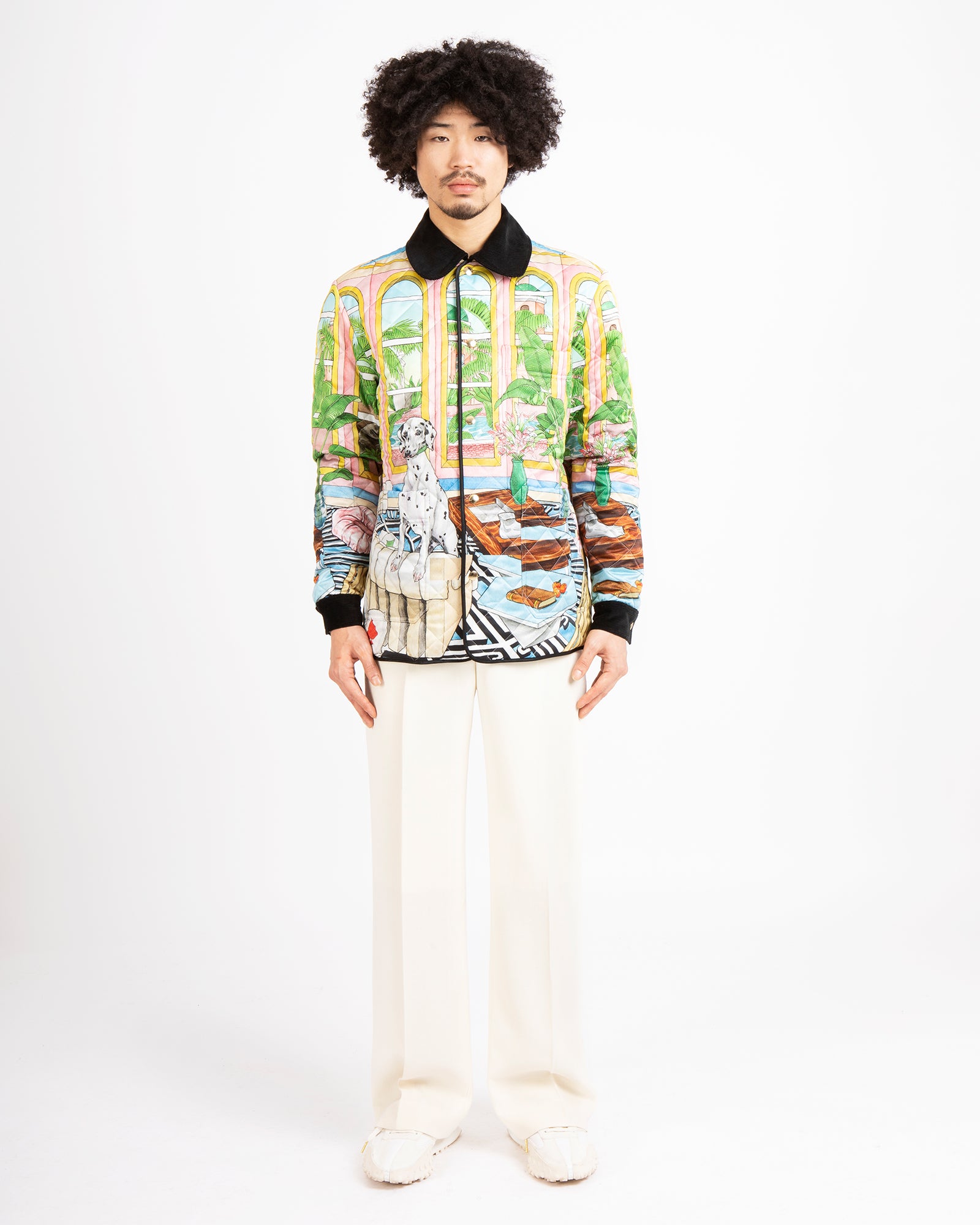 Dream House Printed Quilted Hunting Jacket - Image 3