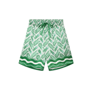 Ping Pong Monogram Silk Shorts