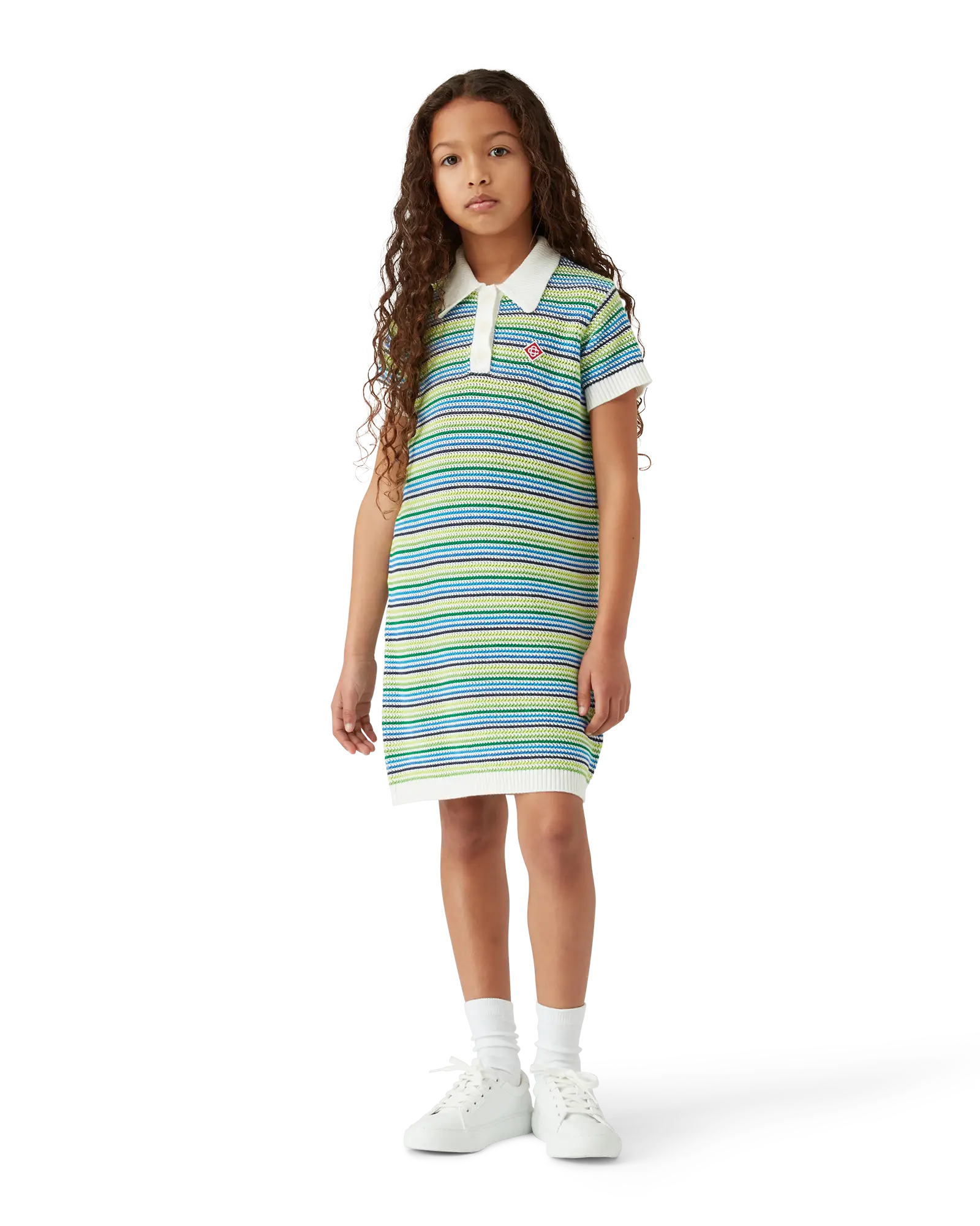 Children's Stripe Short Sleeve Dress - Image 2