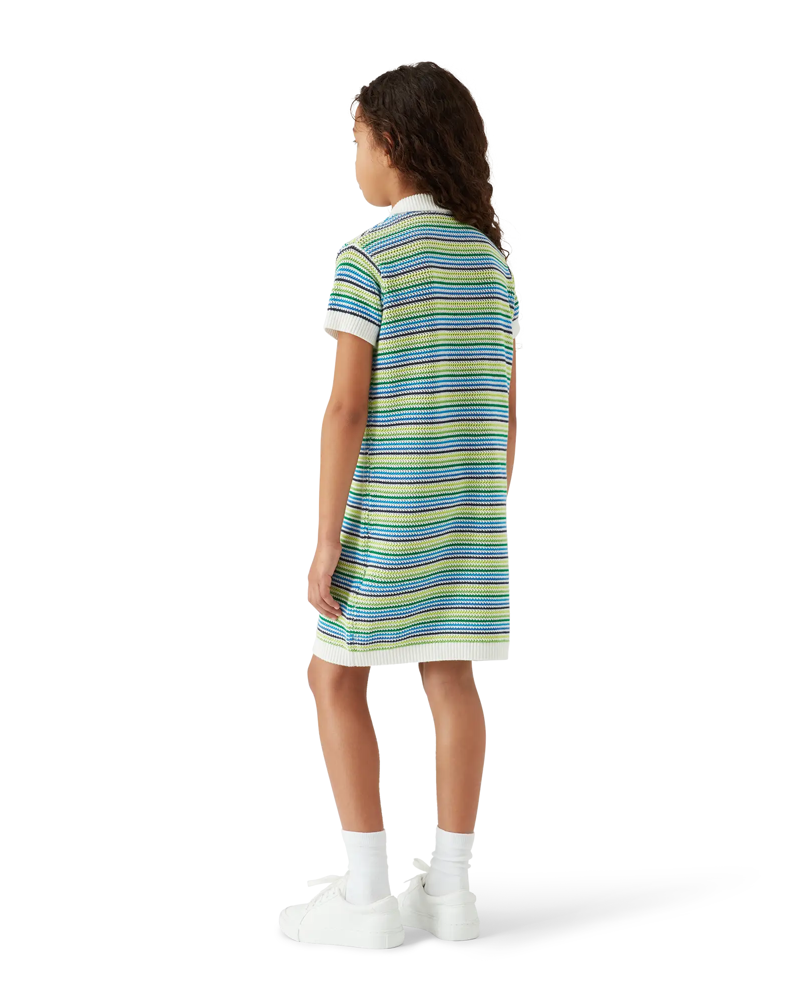 Children's Stripe Short Sleeve Dress - Image 3