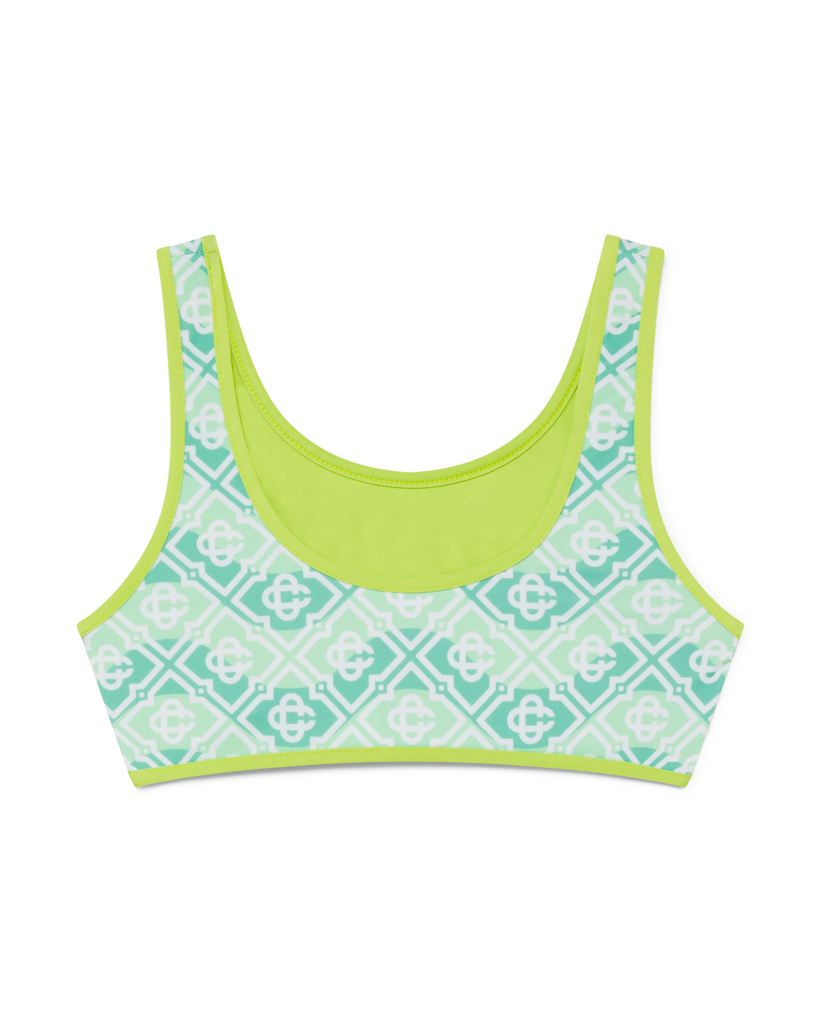 Children's Wavy Monogram Bikini Set - Image 9