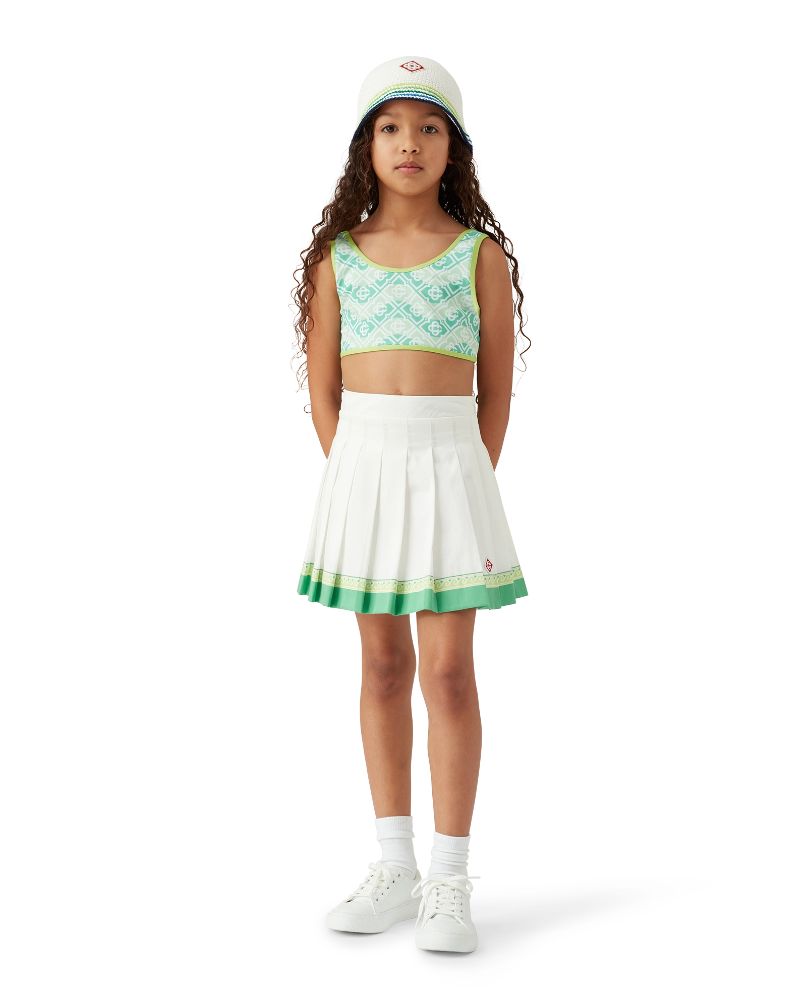 Children's Wavy Monogram Bikini Set - Image 2