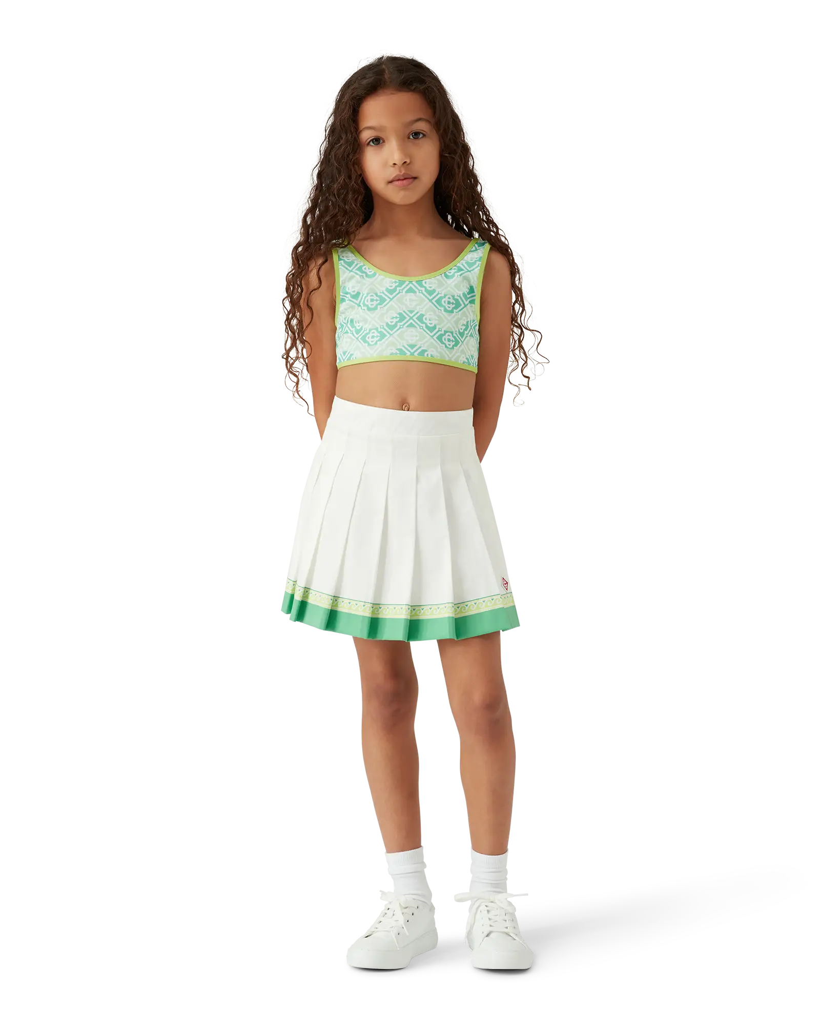 Children's Wavy Monogram Bikini Set - Image 4