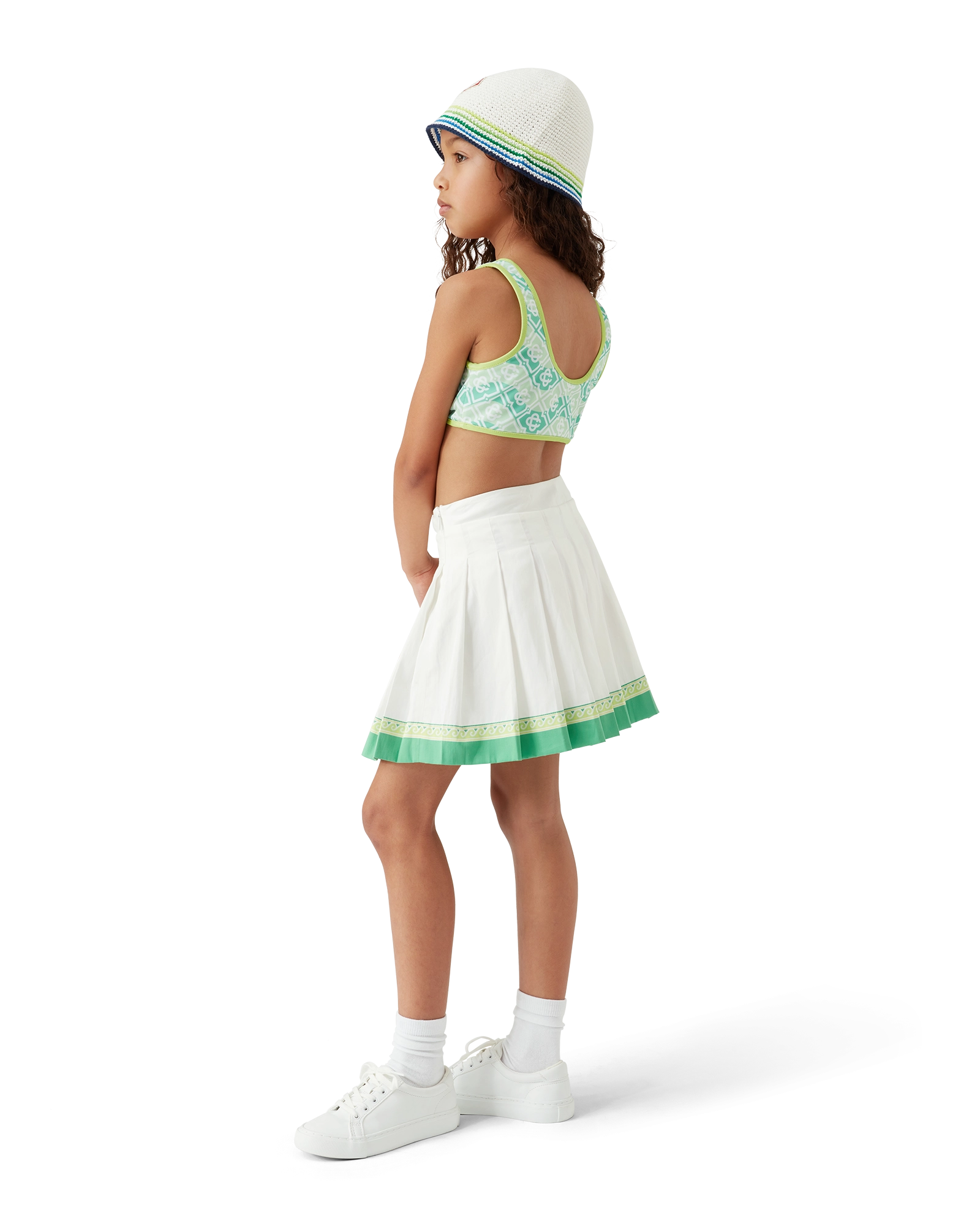 Children's Wavy Monogram Bikini Set - Image 3