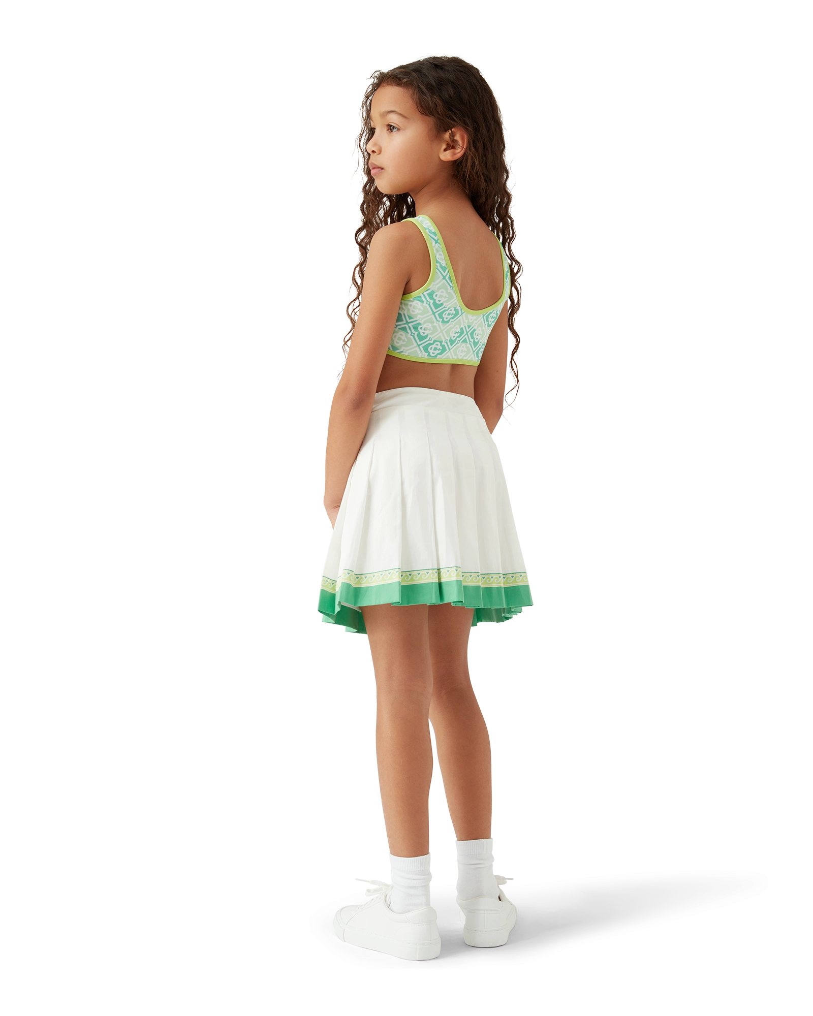 Children's Wavy Monogram Bikini Set - Image 5