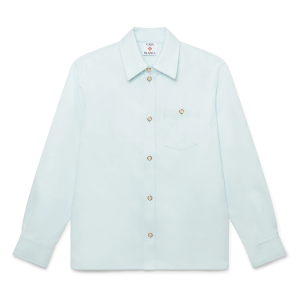 Cotton Monogram Long Sleeve Shirt