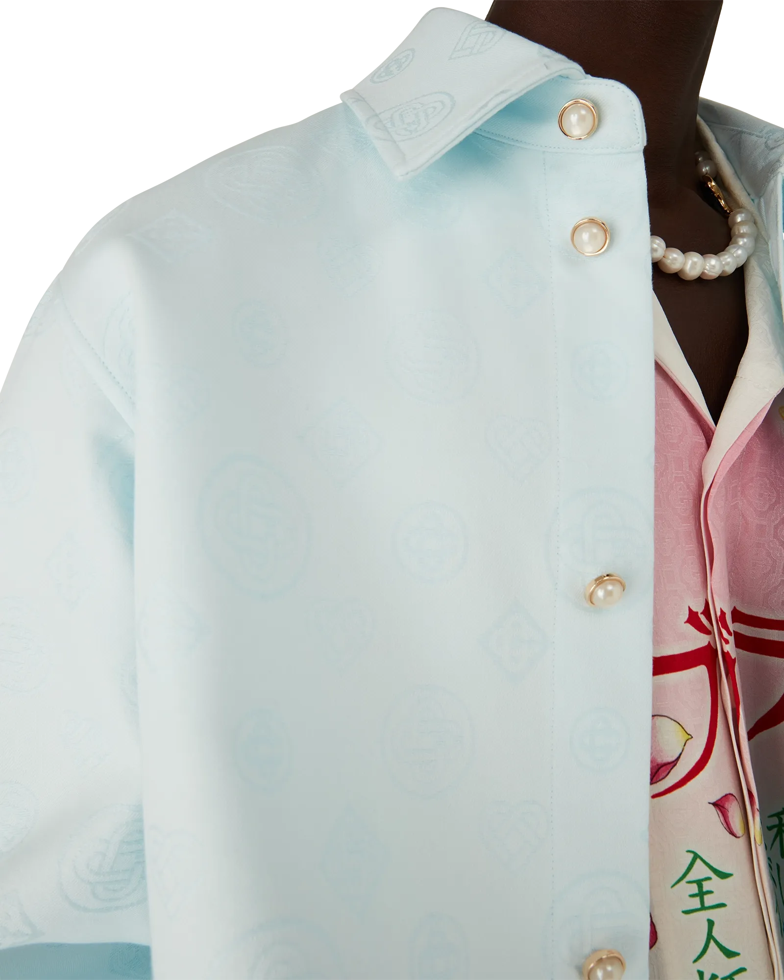 Cotton Monogram Long Sleeve Shirt - Image 5