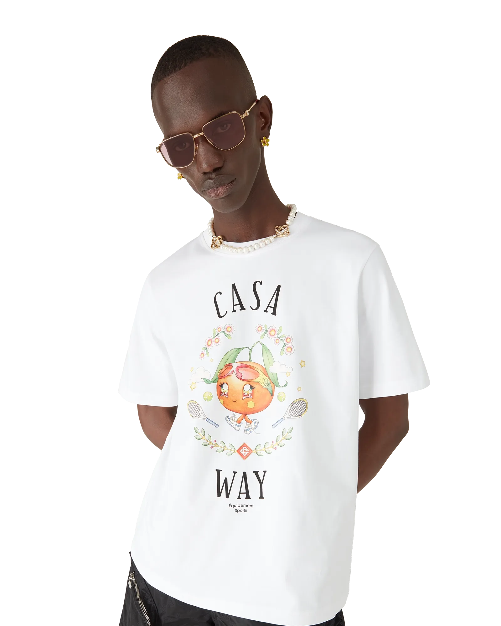 Casa Way Orange Mascot Short Sleeve T-Shirt - Image 4