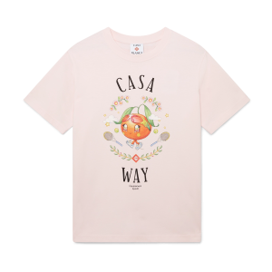 Casa Way Orange Mascot Short Sleeve T-Shirt