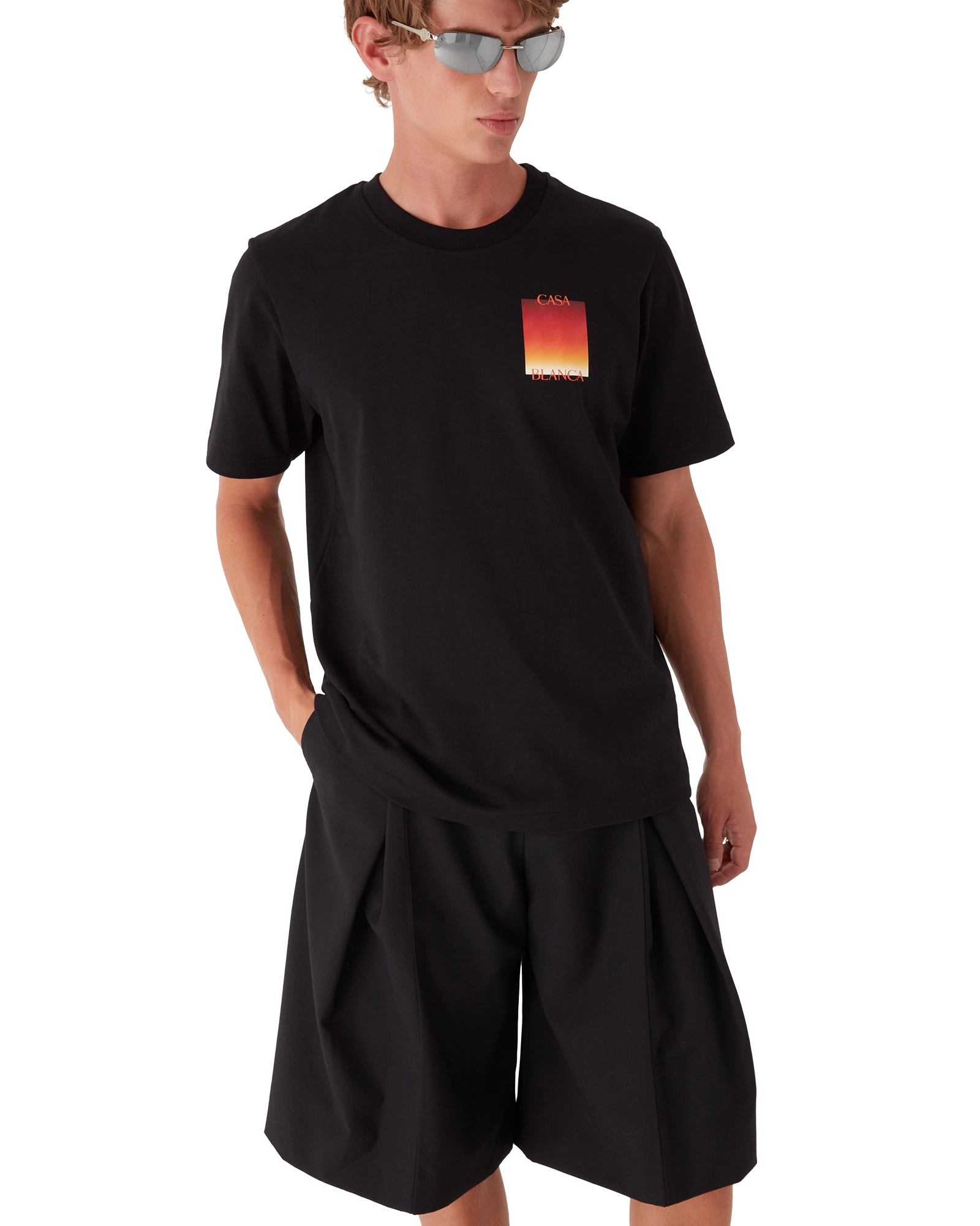 Gradient Square Short Sleeve T-Shirt - Image 4